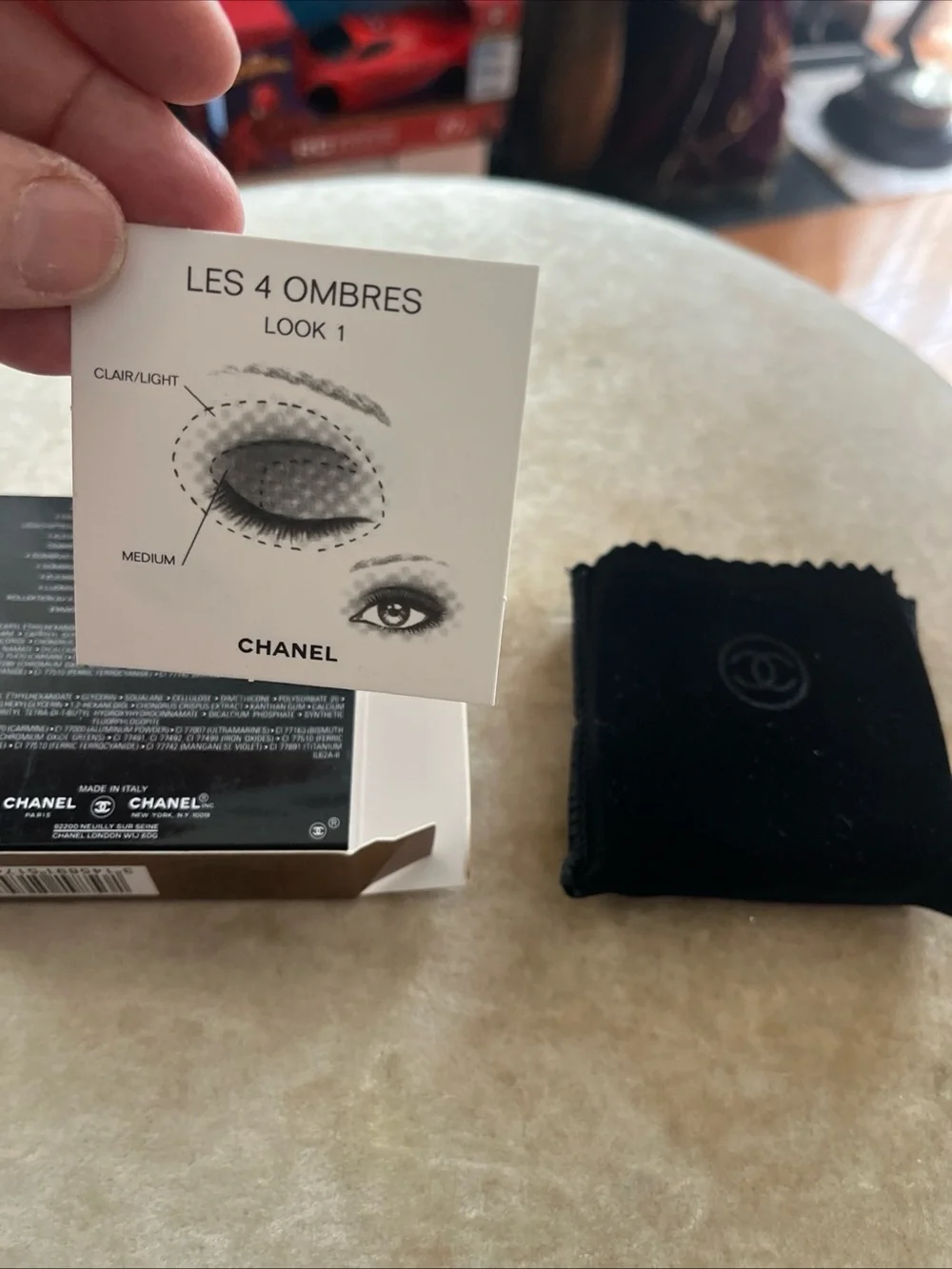CHANEL limited edition Les 4 Ombres Quad Eyeshadow Champagne, Rose Gold Bronze,